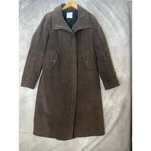Costume National Italy Brown Cotton Quilted size 44EU Coat Winter Gilmore Girls
